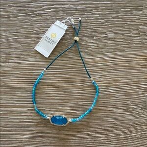 Kendra Scott Elaina Turquoise Blue Beaded Bracelet